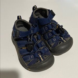 Keen Kids Blue and Black Sandals